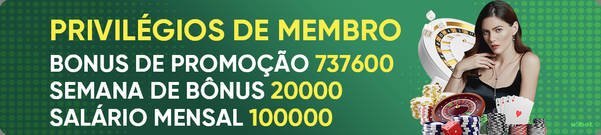 Promoções w9bet